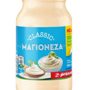 PRAXIS ΜΑΓΙΟΝΕΖΑ ΓΥΑΛΙΝΟ ΒΑΖΟ 500ml