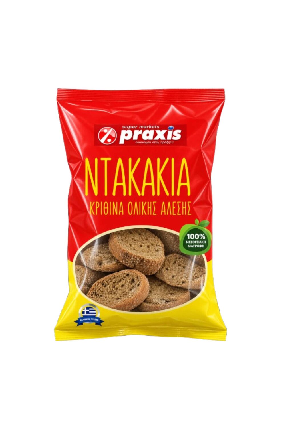 PRAXIS ΝΤΑΚΑΚΙΑ ΚΡΙΘΙΝΑ ΟΛΙΚΗΣ ΑΛΕΣΗΣ 400γρ
