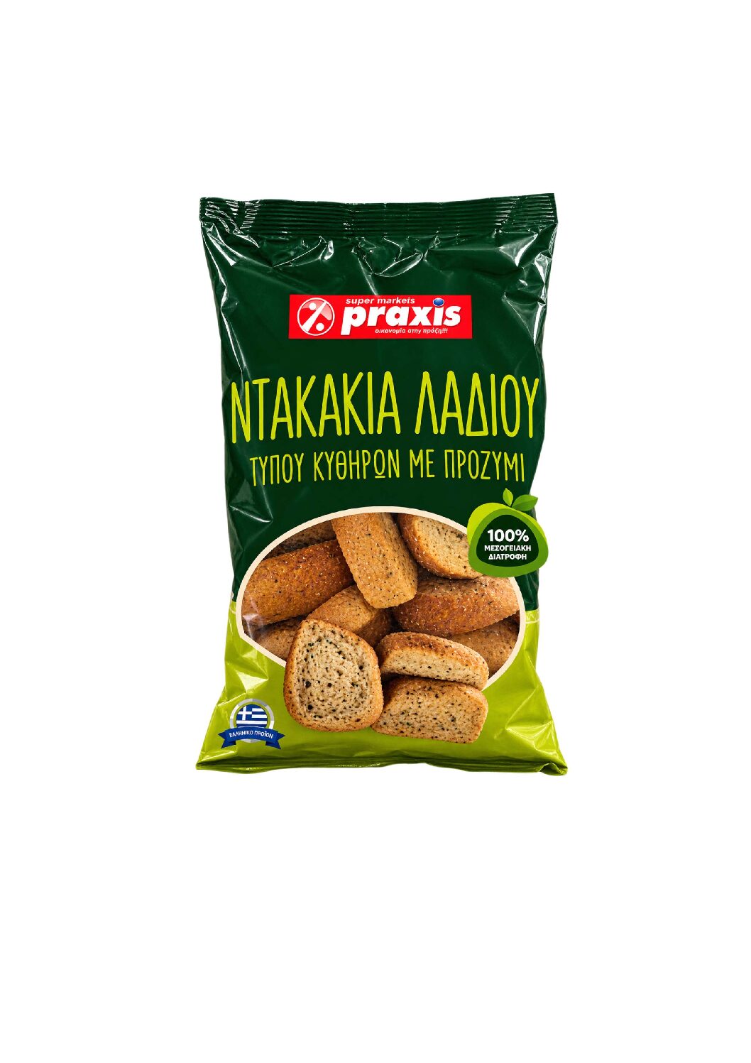 PRAXIS ΝΤΑΚΑΚΙΑ ΛΑΔΙΟΥ ΜΕ ΠΡΟΖΥΜΙ 400γρ